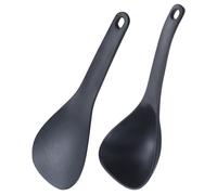 1 set di cucchiai di zuppa in silicone cucchiaio di riso resistente alla