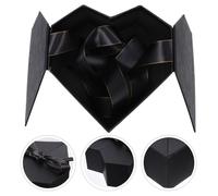 1 set di cuore a forma di cuore scatola regalo regalo romantico bow knot regalo