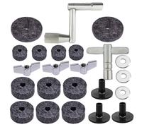 1 set di cuscinetti di ricambio del tamburo di piatti antiskid con cuscinetti