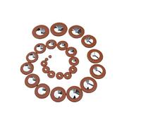 1 set di cuscinetti in pelle for sassofono tenore, stile selmer