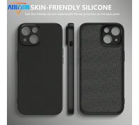 1 Set di custodie per telefono in silicone liquido serie shell compatibili con Apple 11/12/13/14/15/16 Pro Max, S22/23/24+ U OPPO, VIVO, Redmi Note 13 Pro/13C/A3, HONOR 70/90/X7/X8/X9B, realizzate in