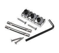 1 set di dadi di bloccaggio per chitarra Yootones e barre di tensione per corde compatibili con ponte Floyd Rose Tremolo per chitarra (argento)