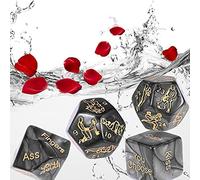 1 Set di Dadi è Molto Adatto per Giochi birichini e per insegnare Accessori per Dadi di Coppia (4 Pezzi).