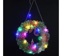 1 set di decorazioni per ghirlande natalizie. Ghirlanda di diamanti appesa