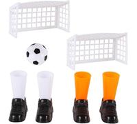 1 set di dita da calcio con dita per giocare con le dita, divertente gioco da tavolo con due obiettivi per fan club party calcio prodotti compatti e leggeri sport e giochi all'aperto