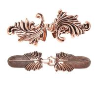 1 set di fermagli for cardigan vintage con spilla e spilla for camicetta con scialle for gioielli di moda da donna(Antique Copper 3)