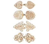 1 set di fermagli for cardigan vintage con spilla e spilla for camicetta con scialle for gioielli di moda da donna(Gold 1)