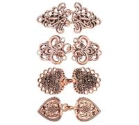 1 set di fermagli for cardigan vintage con spilla e spilla for camicetta con scialle for gioielli di moda da donna(Antique Copper 1)