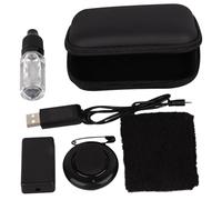 1 set di fog machine fumogruppo mini nebbia portatile con telecomando wireless e accessori per spettacoli magici, fotografia, video di tiro, feste, effetti teatrali