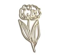 1 set di fustelle in metallo a forma di peonia, accessori decorativi per album fotografici, accessori per diari e decorazioni, fustelle in metallo per realizzare biglietti