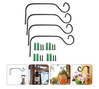 1 set di ganci da esterno per esterno per ganci da parete del cesto di fiori