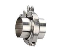 1 set di ghiera for saldatura di tubi flangiati da 1,5'' a 6-1/4'' + morsetto Tri + guarnizione in acciaio inossidabile(154mm X OD 168mm)