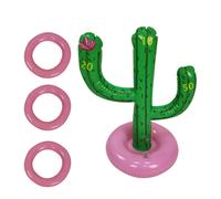 1 set di giocattoli gonfiabili per feste in spiaggia a forma di cactus in PVC