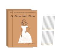 1 set di giochi per la doccia nuziale con matita indovina il vestito da sposa giochi divertenti forniture per feste di nozze