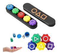1 Set di gioco Gonggi,Gonggi Koreanisches Spiel, Jack Stone Kieselstein-SetKorean Traditional Game, Traditional Korean Game, Gonggi Squid Set, Traditional Hand Play with Coloured Stones