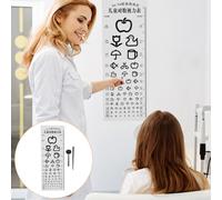 1 set di grafici per test visivi con cornice Grafico per test visivi standard