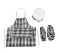 1 set di grembiule per costume da chef cosplay, grembiule piccolo per bambini,