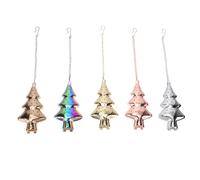 1 set di infusore per perdite di tè con albero di Natale in acciaio inossidabile