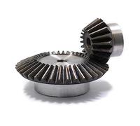 1 set di ingranaggi conici a 2 moduli da 16/48 denti, riduttore di rapporto 3:1 - Ingranaggio di trasmissione a 90 gradi for applicazioni agricole e meccaniche
