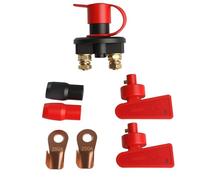 1 Set di Interruttore Stacca Batteria per Auto, Interruttore Batteria Principale Isolatore Isolamento Batterias 12 V, Interruttori di Scollegamento della Batterias per Auto 12 V/24 V Barche Camion