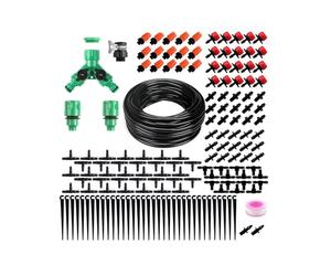 1 Set Di Irrigazione Con Ugelli Nebulizzatori Nebulizzazione Portatile Automatica Tubo Da Giardino 40 M Testa Spruzzo Raccordo A T E Connettore 4/7 Mm Risparmia Energia E Tempo