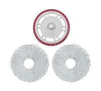 1 Set Di Kit Di Cuscinetti For Mocio Con Staffa For Mocio, Compatibile Con ECOVACS, Compatibile Con Deebot T30C, For Omni T50 Pro, For Supporto For Mocio For Aspirapolvere Omni E 2 Cuscinetti(Red)