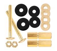 1 set di kit di sostituzione bulloni viti per serbatoio WC, kit bulloni e