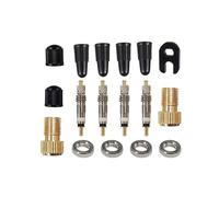 1 set di kit for valvola centrale for bici - Strumento for la rimozione dei cappucci delle valvole in lega - Riparazione delle valvole for pneumatici tubeless e biciclette da strada(Type 1)