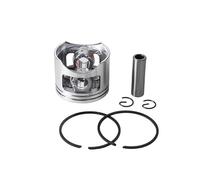 1 set di kit pistone for motosega da 45 mm adatto for motore a cilindro G5200 da 52 cc con perno e anelli elastici di ricambio
