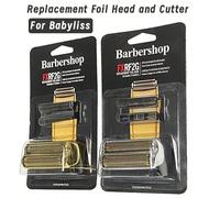 1 Set di lame di ricambio in rete per rasoio elettrico, adatto per il rasoio da uomo Babyliss FXRF2G, accessori per rifinitore di graduale sbiancamento nero,argento elettrolitico,oro galvanizzatoLega 