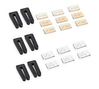 1 set di lame per ventilatore a soffitto autoadesive kit di bilanciamento (9 x 3 GM+6 x 5 GM+6 x clip) per ventola movimenti irregolari corretti, ridurre il rumore