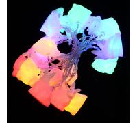 1 Set di lampade a stringa di coniglio con luci pasquali senza batteria (