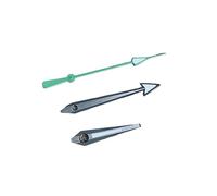1 set di lancette luminose blu for orologio, lancette dei secondi colorate, accessori for tre lancette for movimento NH35 NH36 4R/7S(Green)
