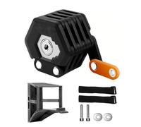 1 set di lucchetti antifurto per bicicletta, catena pieghevole in lega di acciaio con staffa e 3 chiavi, lucchetto compatto per mountain bike, scooter elettrico/moto