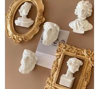 1 set di magneti per frigorifero - statue figurative 3D: Beethoven, Davide, Apollo Magnete da frigo: Agrippa 1,Magnete da frigo: Laocoonte 1,Magnete da frigo: Beethoven 1,Magnete da frigorifero: corni