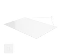 1 set di memo board in acrilico Lavagna acrilica trasparente Lavagna vuota per