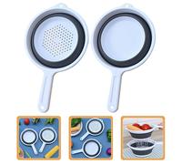 1 set di mestolo per acqua portatile, paletta per acqua pieghevole, colino