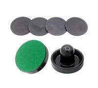 1 set di mini spintori e dischi da hockey ad aria compressa e 2 pinne nere da 96 mm