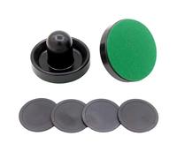 1 set di mini spintori e dischi da hockey ad aria compressa e 2 pinne nere da 96 mm