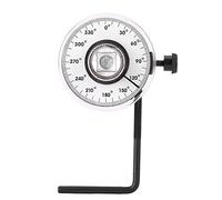 1 set di misuratori dell'angolo di torsione, quadrato di azionamento regolabile 1/2 pollice Nuovo angolo di misurazione della chiave di torsione Set di strumenti per calibro per auto Angolo di 360