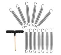 1 set di molle per trampolino, molle metalliche per trampolino, comode molle di