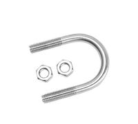 1 set di morsetti a U in acciaio inossidabile 304 con dadi, bulloni a U rotondi M6/M8/M10 da 8 mm a 325 mm(M10x76mm)
