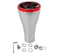 1 set di mulinello da pesca in alluminio da 36 mm per Daiwa per STELLA per STRADIC Twin Power serie S, antiscivolo, design con scanalatura a spirale per pescatori all'aperto (grigio rosso)