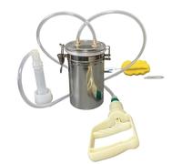 1 set di mungitrice for mucche e capre, latte capra, , mucca, manuale for la casa per pecore capre mucche(1.05kg bovine)