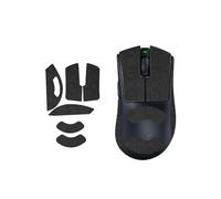 1 set di nastro antiscivolo per Razer DeathAdder V4 Pro, resistente al sudore, facile da usare, design autoadesivo, kit di aggiornamento professionale per mouse, motivo fiocco di neve nero