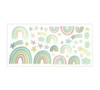 1 Set Di Nuvole Arcobaleno E Stelle Adesive A Parete Fluorescenti, Adesivi Autoadesivi, Decorazioni Murali, Adatti Alla Stanza Dei Bambini, Al Soggiorno E Alle Sale Di Apprendimento.