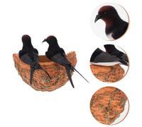 1 set di oggetti di scena decorativi per ornamento simulato di nido di rondine