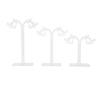 1 Set di Orecchini espositore per scaffali in Acrilico Trasparente vetrina per Gioielli Regali a Forma di Albero Decorazione Creativa Convenient Handled