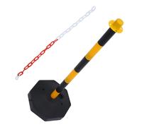 1 set di pali delimitatori di traffico e catene, kit di protezione per vialetti