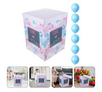 1 set di palloncini giganti per rivelare il genere con scatole di palloncini di